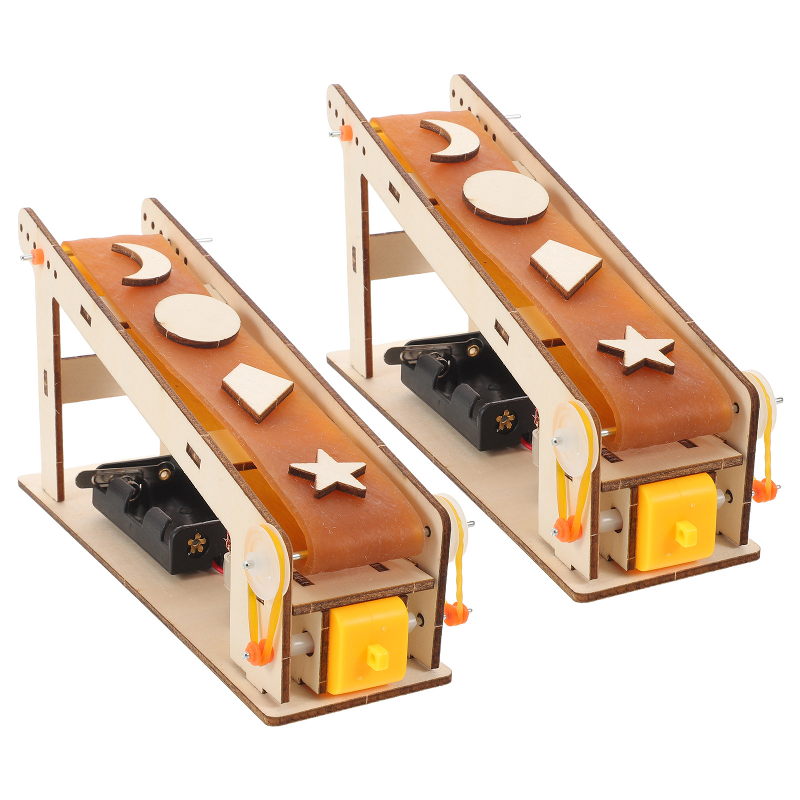 Science Project Kit - 2Pcs Stem Electric Conveyor Belt DIY