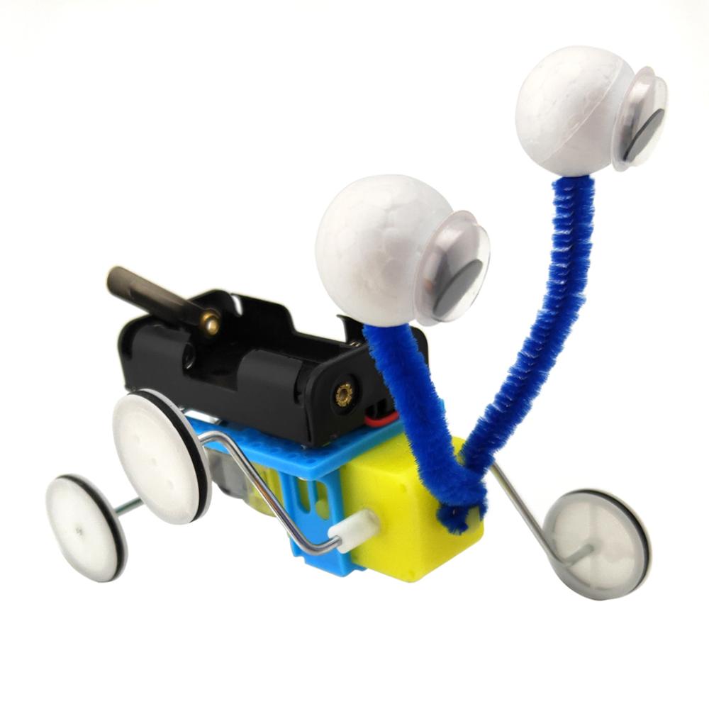 Science Robot - Kids DIY Reptile Robot Electric Wooden