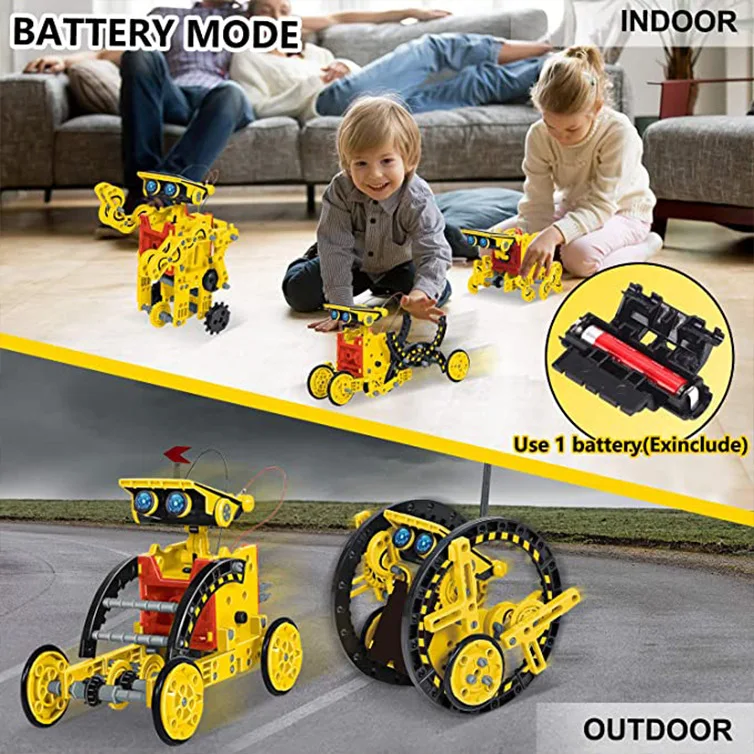12 in 1 Science Experiment Sol - Science Project Robot ulasan dan harga