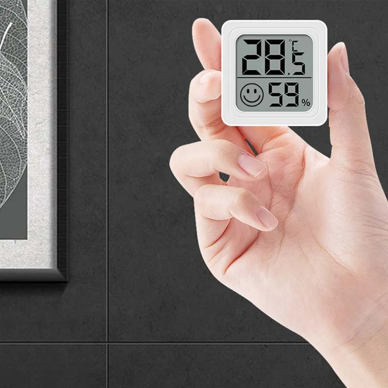 Mini LCD Digital Thermometer H - Weather Station Indoor ulasan dan harga