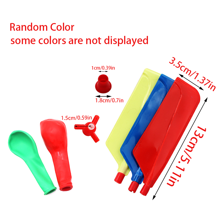 3/6/9sets Balloon Propeller He - Science Kit ulasan dan harga
