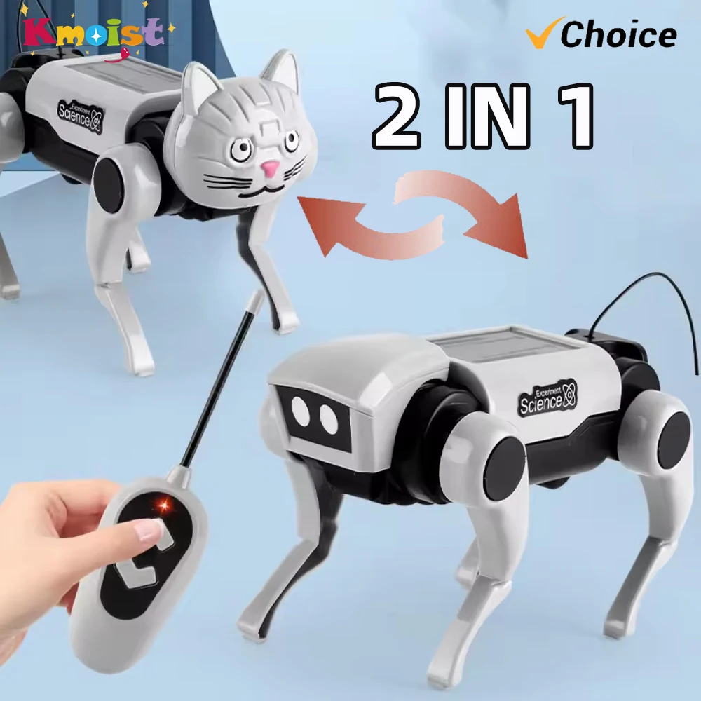Solar Rc Robot Dog Kids Toy Sc - Science Project Robot ulasan dan harga