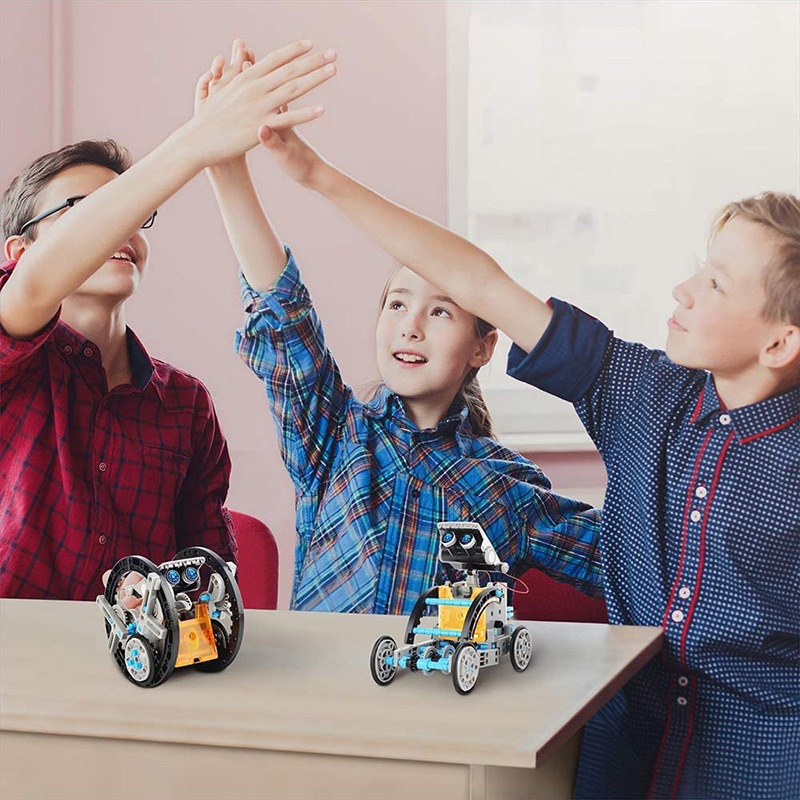 13-in-1 Solar Powered Robot Ki - Science Project Robot ulasan dan harga