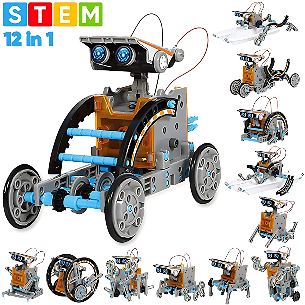 Solar Robot Building Blocks 12 - Science Robot ulasan dan harga