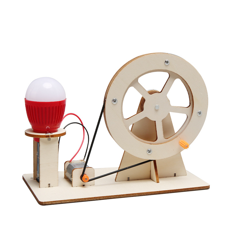 Mini DIY Hand Crank Generator  - Science Diy Model ulasan dan harga