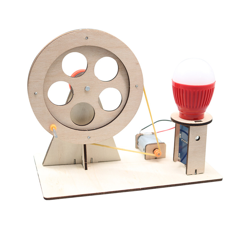 Mini DIY Hand Crank Generator  - Science Diy Model ulasan dan harga