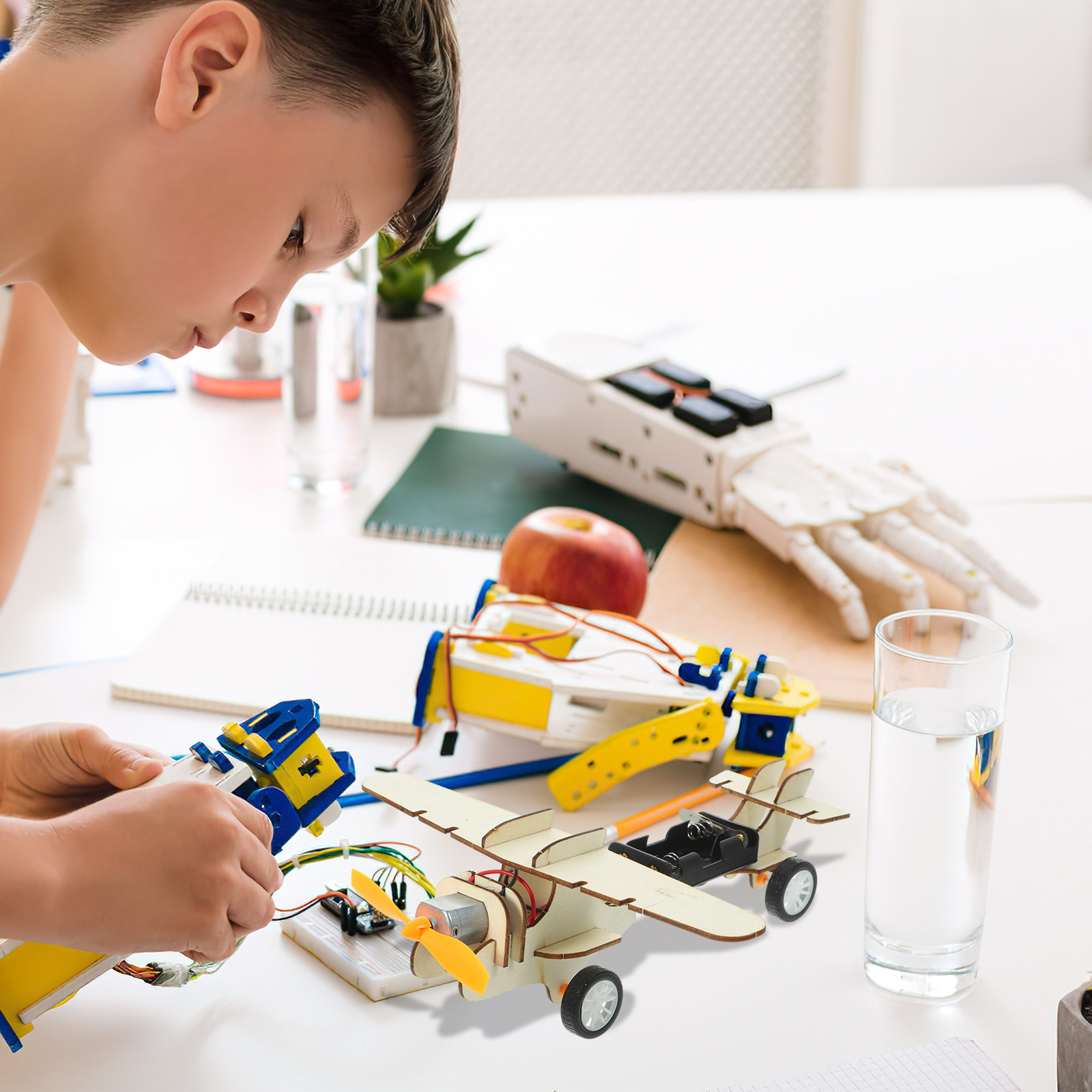 1Set Wooden Glider Plane DIY S - Science Project Kit ulasan dan harga