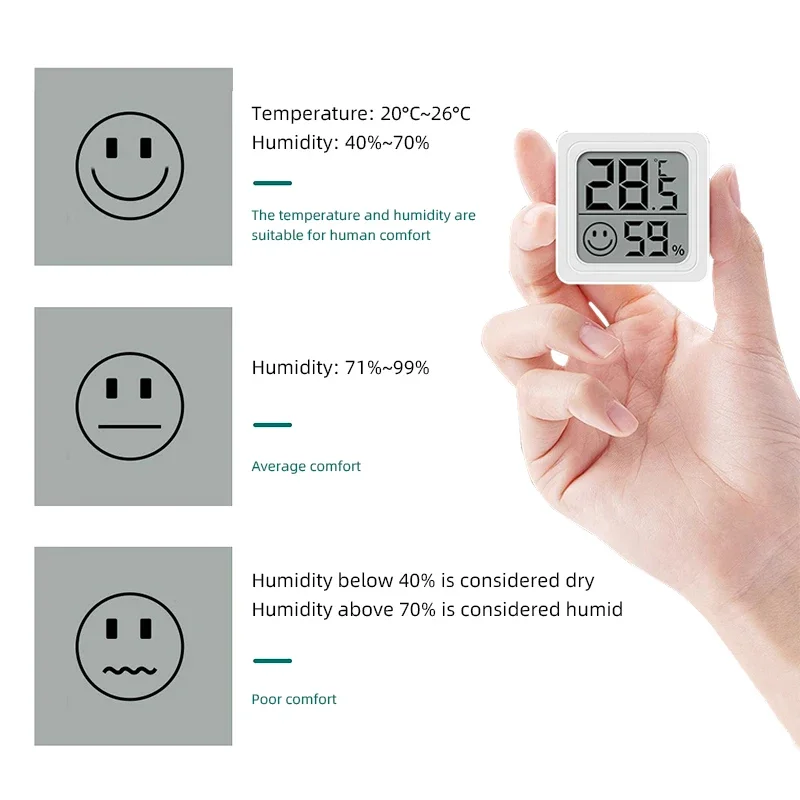 2025 New Mini LCD Digital Ther - Weather Station Indoor ulasan dan harga