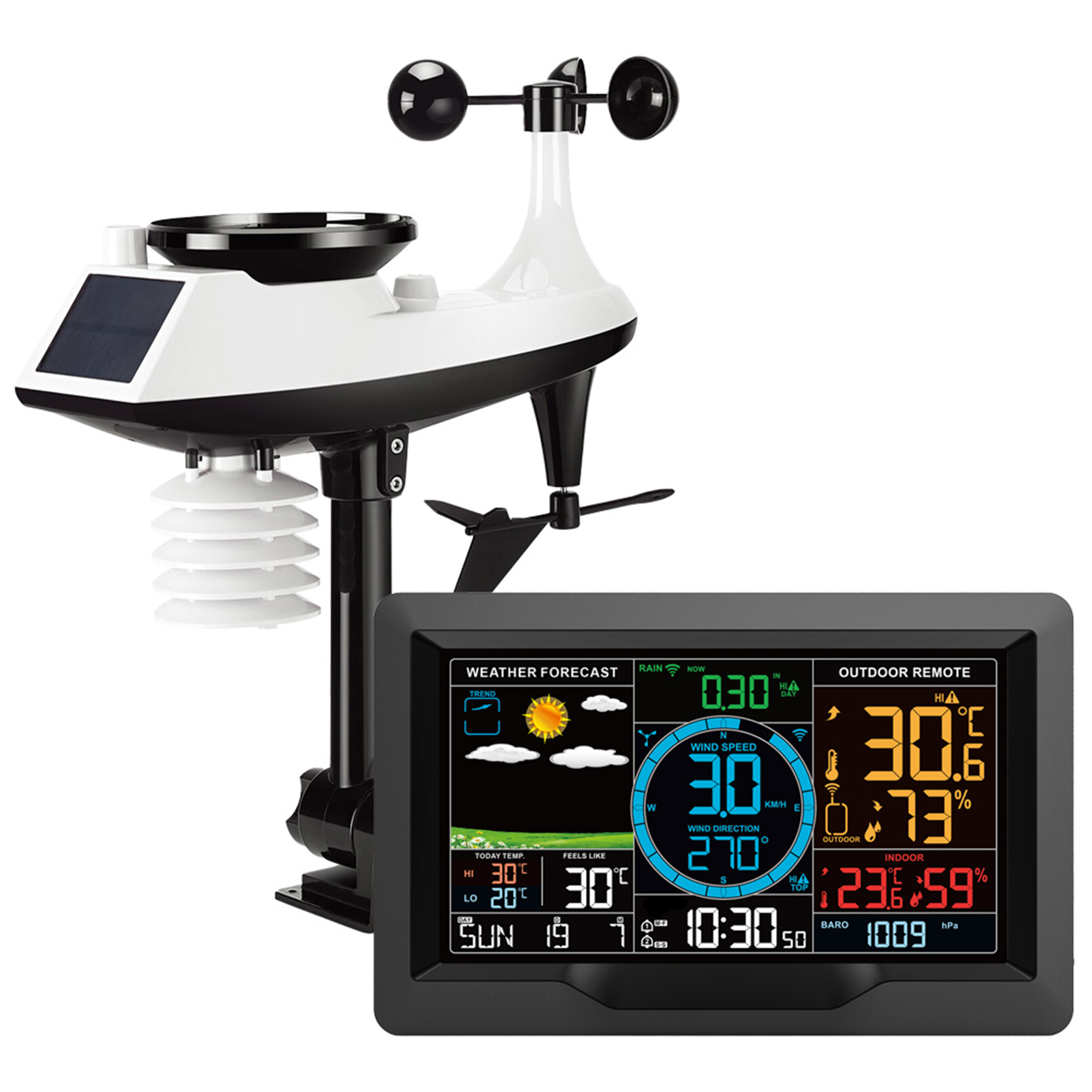 FJ3395TY /FJ3390A Weather Stat - Weather Station Indoor ulasan dan harga