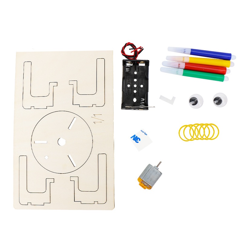DIY Electric Vibration Graffit - Science Project Robot ulasan dan harga