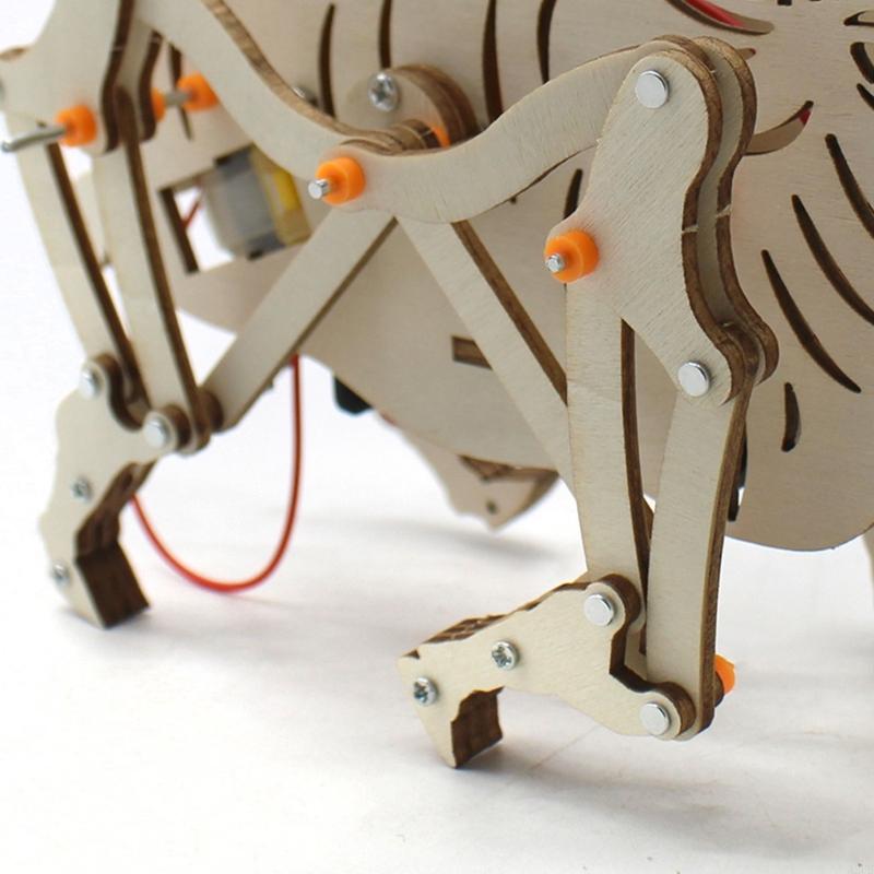 Wooden Mechanical Robot Cattle - Science Project Robot ulasan dan harga