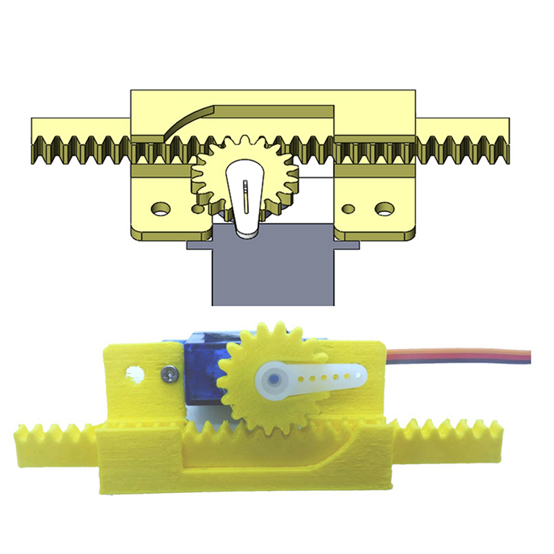 Linear Servo Robot Arm Robotic - Science Project Robot ulasan dan harga