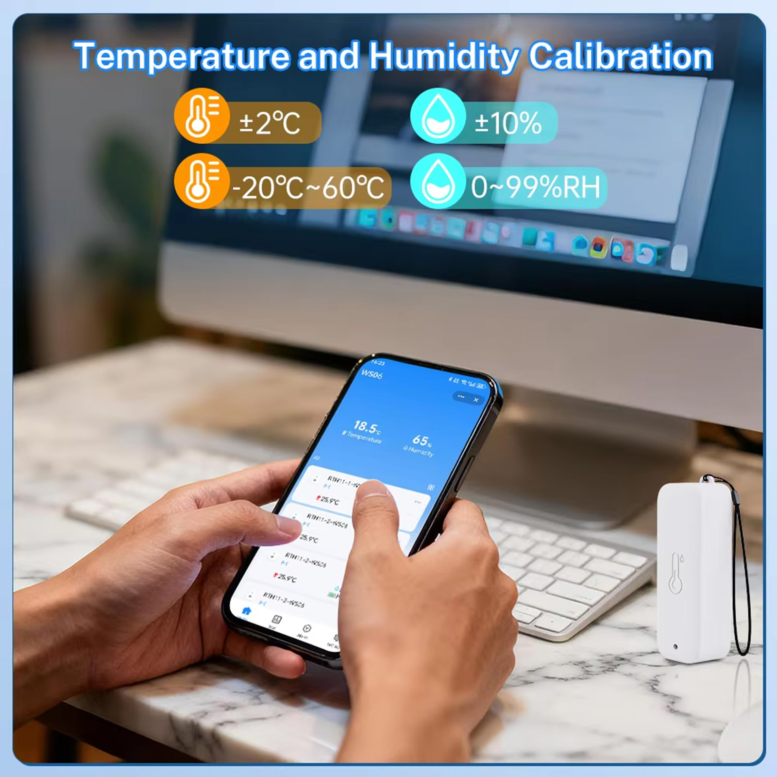 Tuya WiFi+RF433 Weather Statio - Weather Station Indoor ulasan dan harga
