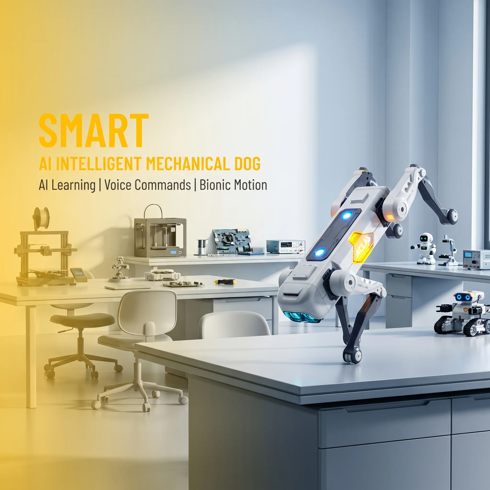 AI Smart Robot Dog, Voice & AP - Science Robot ulasan dan harga