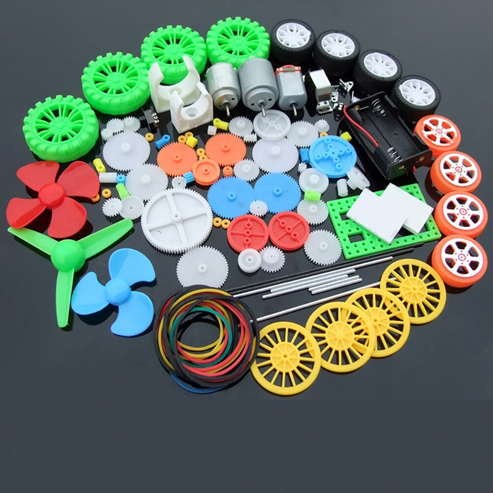 112pcs DC Motor Kit Electric M - Science Kit ulasan dan harga