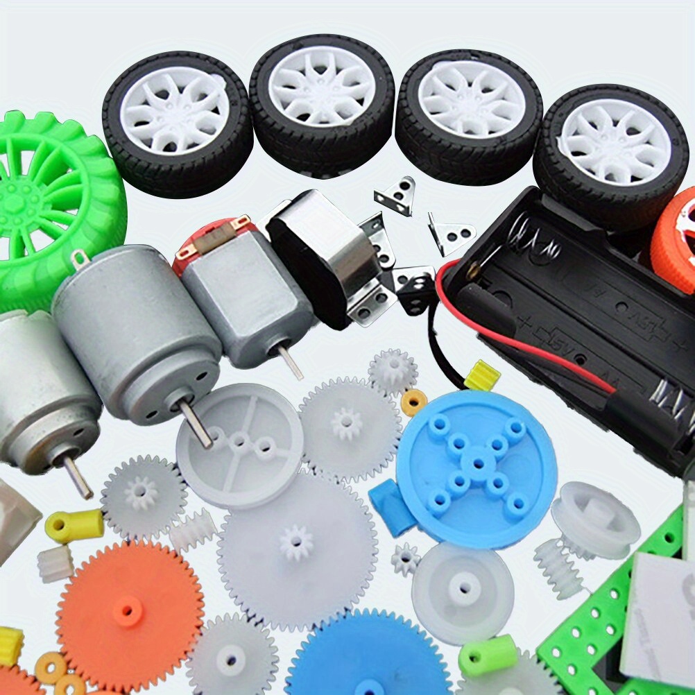 112pcs DC Motor Kit Electric M - Science Kit ulasan dan harga