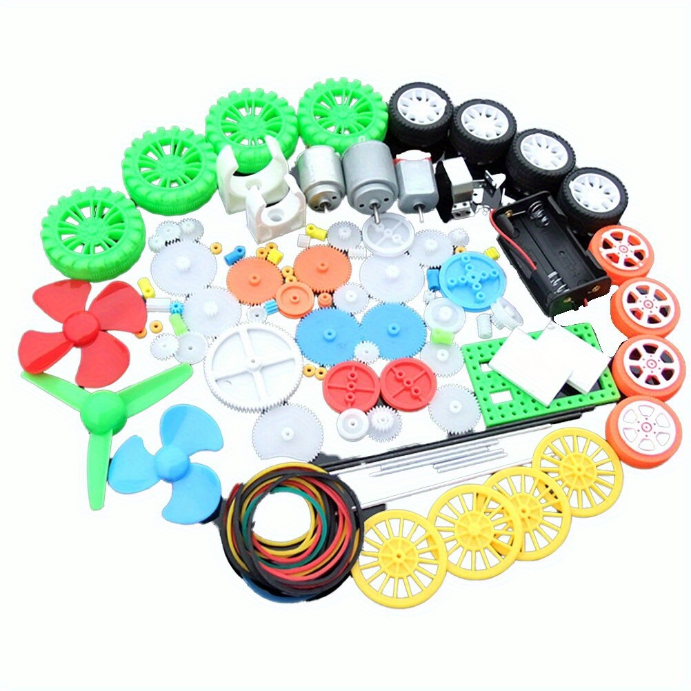 112pcs DC Motor Kit Electric M - Science Kit ulasan dan harga