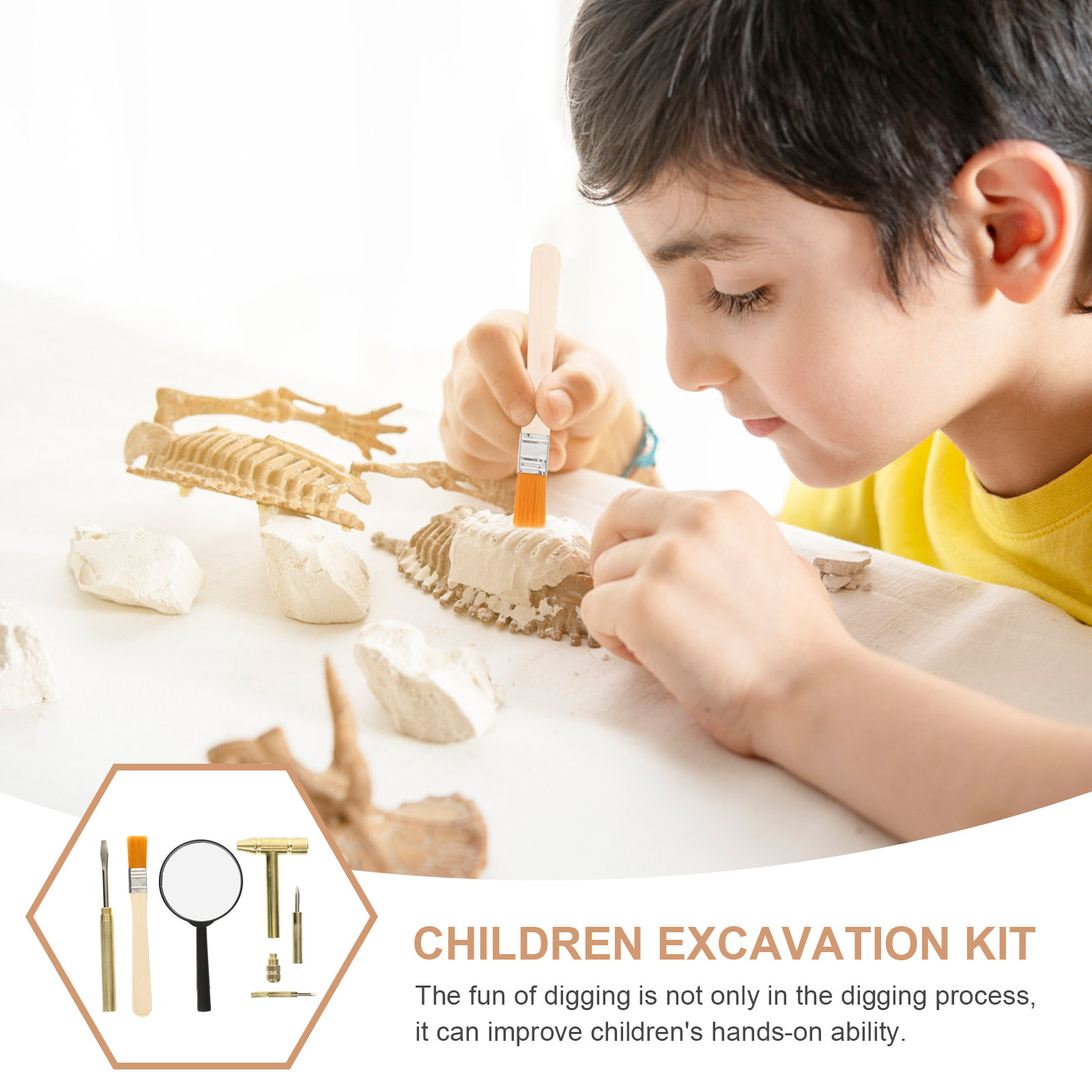 1Set Kid Excavation Tool Set S - Science Kit ulasan dan harga