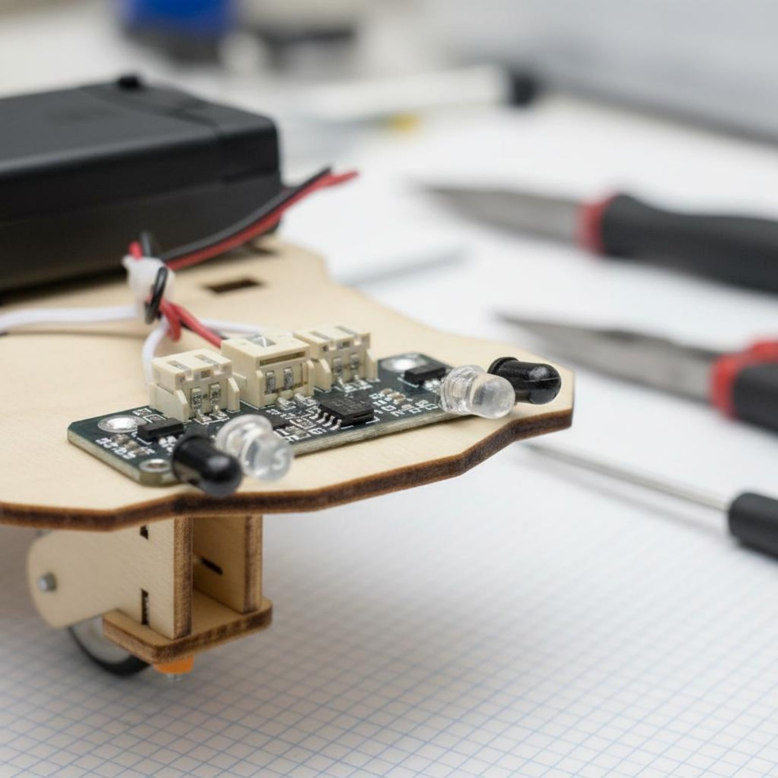 Wooden Intelligent Vehicle Kit - Science Kit ulasan dan harga